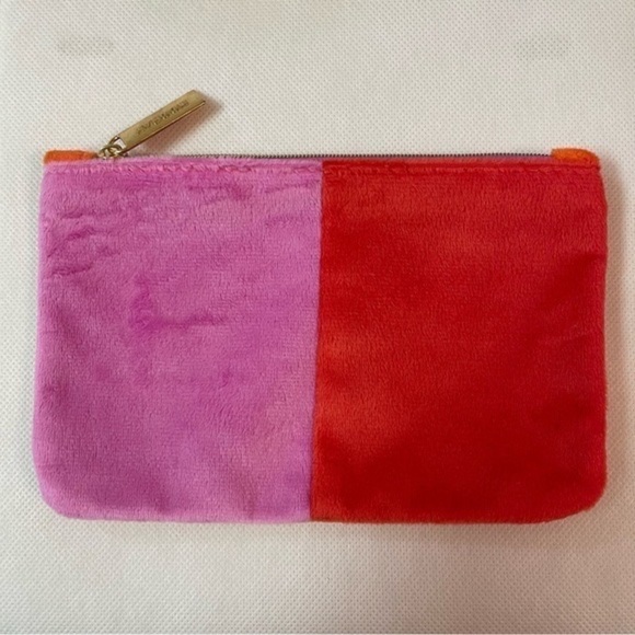 𝅺NEW Multi Color Pink & Red Makeup Bag - Picture 1 of 3
